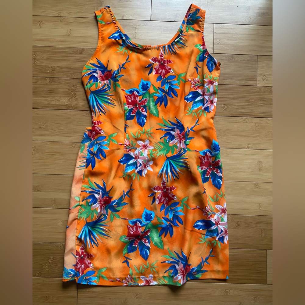 Vintage Floral tropical Dress 🌴 🌺
